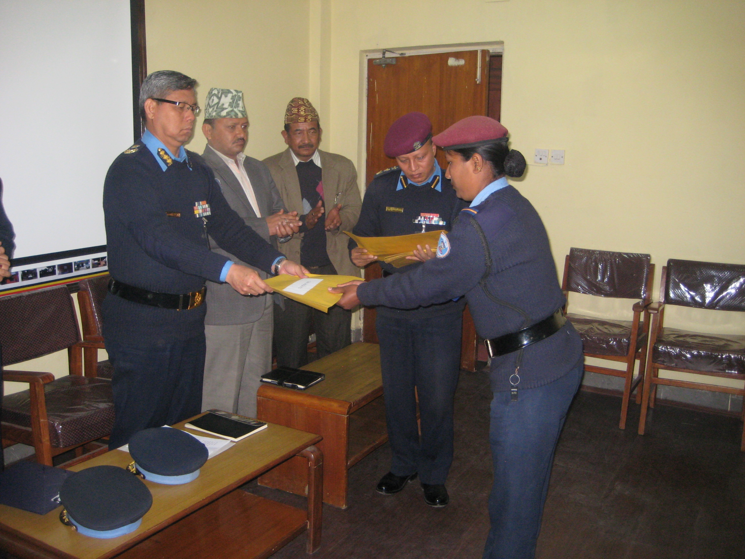 nepal police certificates