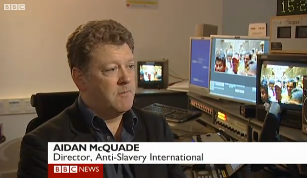UK’s Anti-Slavery International Featured on BBC