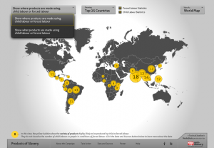 Interactive Website Sheds Light on Slavery in Global Supply Chains