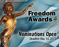 Nominate Your Hero: Freedom Awards Deadline May 16