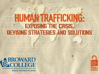Broward College in Florida to Hold Free Day-Long Event to Raise Awareness on Human Trafficking