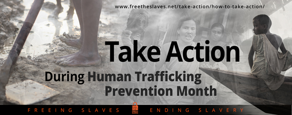 Three Things You Can Do in January to End Slavery