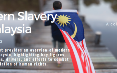 Free the Slaves, Our Journey, and Global Shepherds Compile Information about Modern Slavery in Malaysia