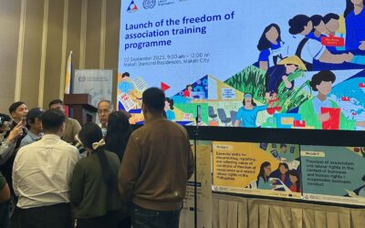 Free the Slaves Philippines Joins Launch of ILO Freedom of Association Training Initiative